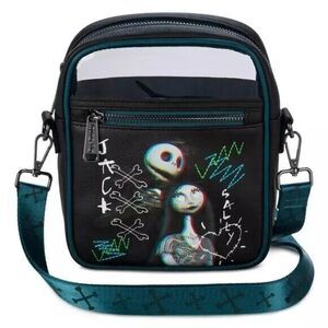 Loungefly Disney The Nightmare Before Christmas Jack and‎ Sally Crossbody Bag